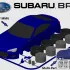 3D модель Subaru BRZ для печати на 3D принтере