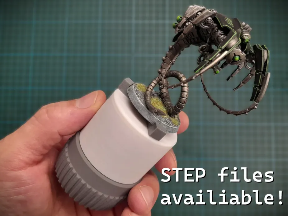 3D модель Тиски-держатель для миниатюр для покраски для 3D-печати