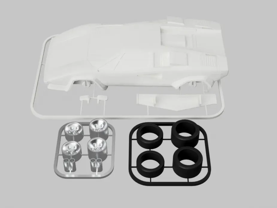 3D-модель Lamborghini Countach