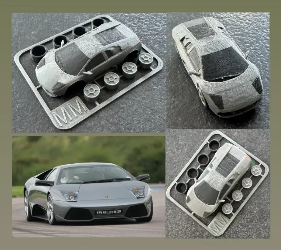 3D модель Lamborghini Murcielago для 3D печати