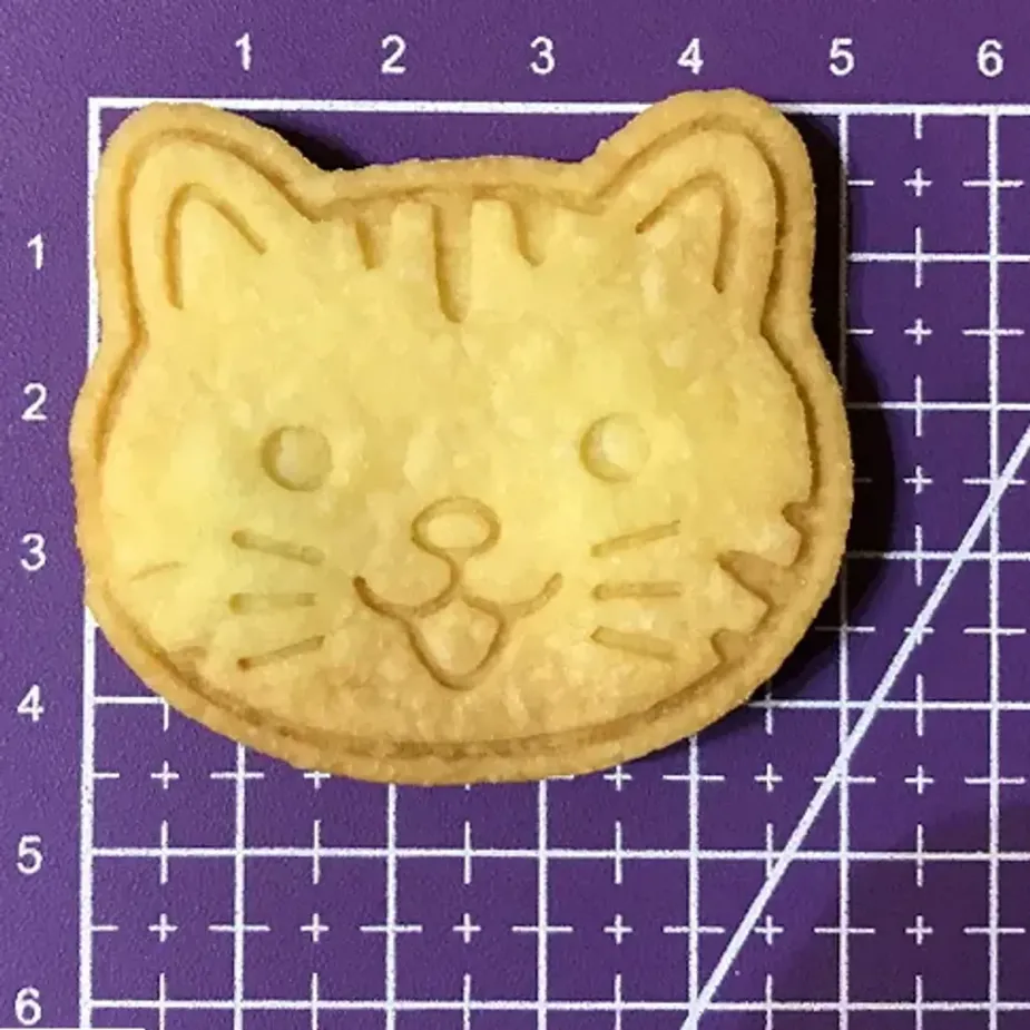 Формочка для печенья в виде мордочки кошки